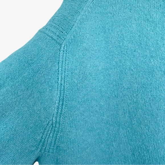 J. Crew Half-Zip Sweater Sea Blue Medium NWT - Picture 12 of 16